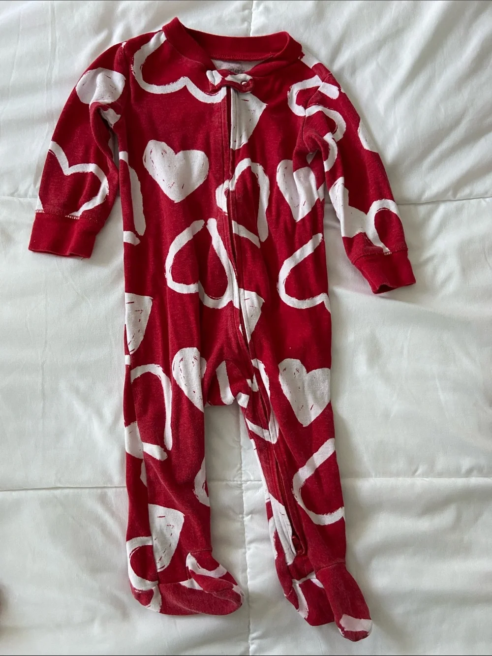 Valentine's Day Baby Girl Outfit 12 piece Bundle - Hearts & Tulle - Picture 5 of 12